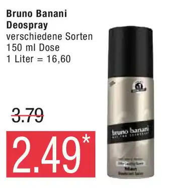 Marktkauf Bruno Banani Deospray 150 ml Angebot