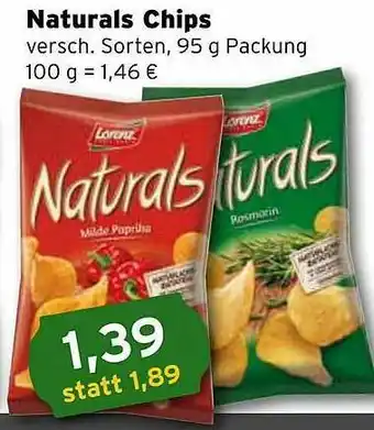 CAP Markt Naturals Chips Angebot