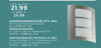 BBM Baumarkt Aussenwandleuchte City Ip44 Angebot