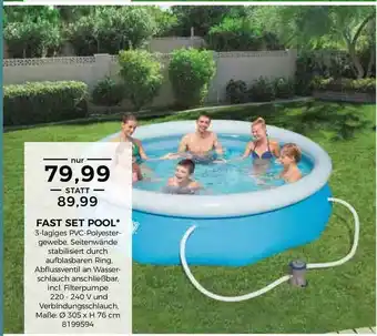 BBM Baumarkt Fast Set Pool Angebot