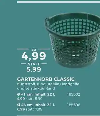 BBM Baumarkt Gartenkorb Classic Angebot