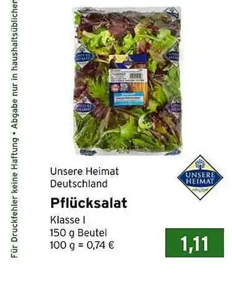 CAP Markt Pflücksalat Angebot