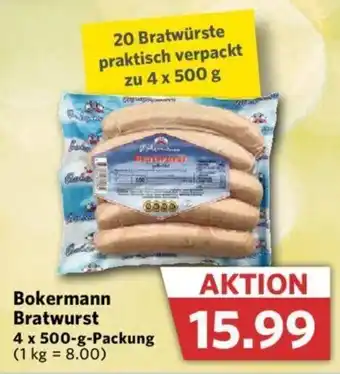 Combi Bokermann Bratwurst 4 x 500-g Angebot