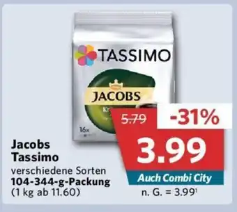 Combi Jacobs Tassimo 104-344g Angebot