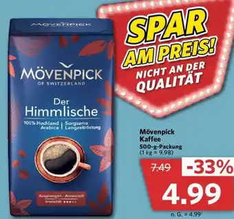 Combi Mövenpick Kaffee 500-g Angebot