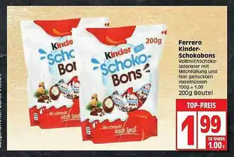 Edeka Ferrero Kinder-schokobons Angebot