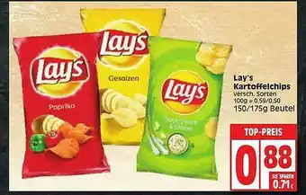 Edeka Lay's Kartoffelchips Angebot