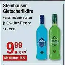 V Markt Steinhauser Gletscheliköre Angebot