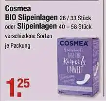 V Markt Cosmea Bio Slipeinlagen Oder Slipeinlagen Angebot