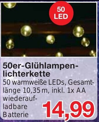 Jawoll 50er-Glühlampenlichterkette Angebot