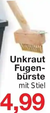 Jawoll Unkraut Fugenbürste mit Stiel Angebot