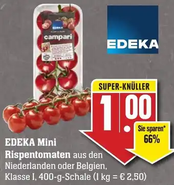 Edeka Neukauf EDEKA Mini Rispentomaten 400 g Schale Angebot