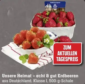 Edeka Neukauf Unsere Heimat- echt & gut Erdbeeren 500-g-Schale Angebot