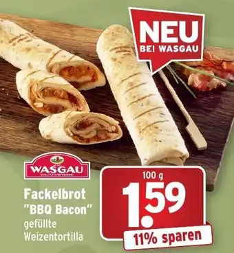 Wasgau Fackelbrot "BBQ Bacon" 100 g Angebot