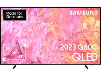 MediaMarkt Samsung gq65q60cau qled tv (flat, 65 zoll / 163 cm, uhd 4k, smart tv, tizen) Angebot