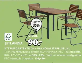 Jysk JUTLANDIA VAXHOLM STAPELSTUHL Angebot