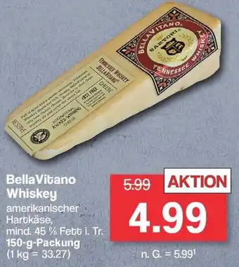 Famila Nord West Bella Vitano Whiskey 150 g Packung Angebot