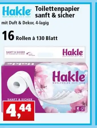 Thomas Philipps Hakle Toilettenpapier sanft & sicher Angebot