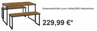 OBI Gartenmöbel-Set Lorne 3-teilig FSC® Akazienholz Angebot