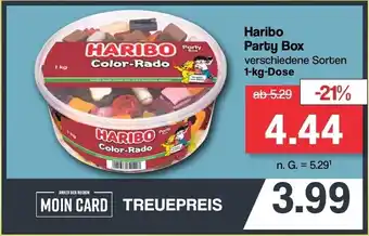 Famila Nord West Haribo Party Box 1-kg-Dose Angebot