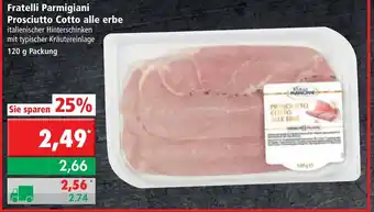 L. STROETMANN GROSSMARKT Fratelli Parmigiani Prosciutto Cotto alle erbe 120g Angebot