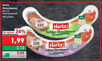 L. STROETMANN GROSSMARKT Herta Fleischwurst 500g Angebot