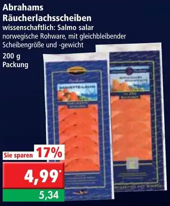 L. STROETMANN GROSSMARKT Abraham Räucherlachsscheiben 200g Angebot