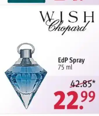 Rossmann WISH SUPER Chopard EdP Spray 75 ml Angebot