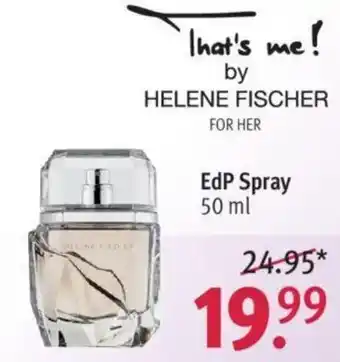 Rossmann That's me! by HELENE FISCHER FOR HER EdP Spray 50 ml Angebot