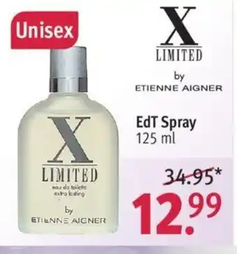 Rossmann X LIMITED by ETIENNE AIGNER EdT Spray 125 ml Angebot