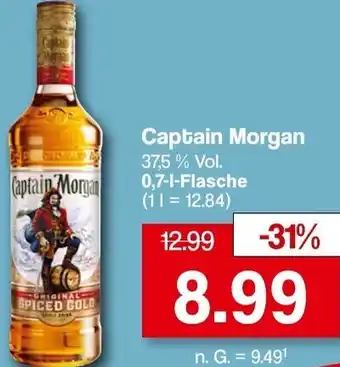 Famila Nord West Captain Morgan 0,7 L Flasche Angebot