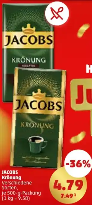 PENNY JACOBS Krönung 500-g-Packung Angebot