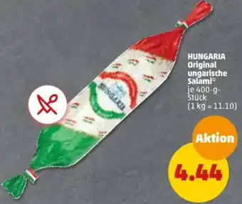 PENNY HUNGARIA Original ungarische Salami 400-g-Stück Angebot