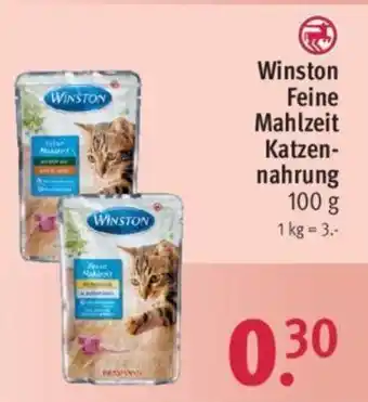 Rossmann Winston Feine Mahlzeit Katzennahrung 100 g Angebot