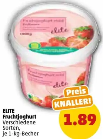 PENNY ELITE Fruchtjoghurt 1-kg-Becher Angebot