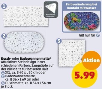 PENNY Dusch- oder Badewannenmatte Angebot