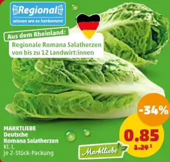 PENNY MARKTLIEBE Deutsche Romana Salatherzen Angebot