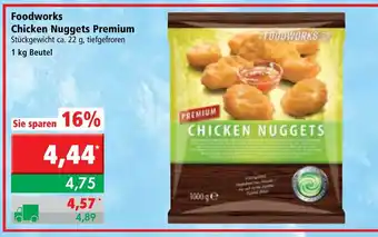 L. STROETMANN GROSSMARKT Foodworks Chicken Nuggets Premium 1kg Beutel Angebot