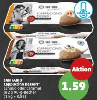 PENNY SAN FABIO Cappuccino Dessert 2 x 90-g-Becher Angebot