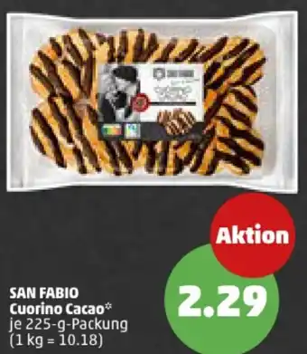 PENNY San Fabio Cuorino Cacao 225 g Packung Angebot