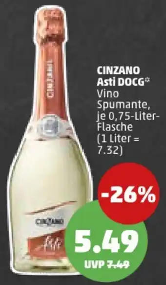 PENNY CINZANO Asti DOCG 0,75 Liter Flasche Angebot