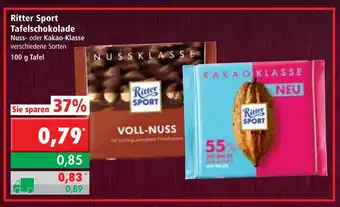 L. STROETMANN GROSSMARKT Ritter Sport Tafelschokolade 100g Angebot