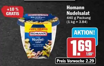 AEZ Homann Nudelsalat 440 g Angebot