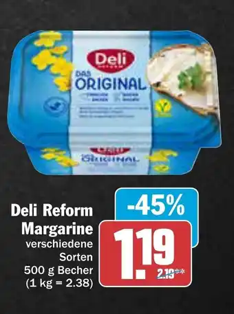 AEZ Deli Reform Margarine 500 g Angebot