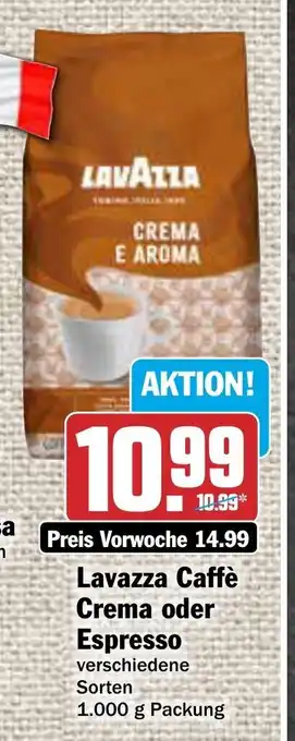 AEZ Lavazza Caffè Crema oder Espresso 1.000 g Angebot