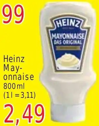 Wiglo Wunderland Heinz Mayonnaise 800 ml Angebot