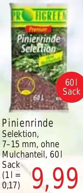 Wiglo Wunderland Pinienrinde 60 L Sack Angebot