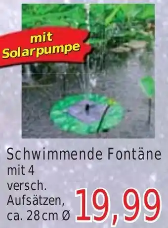 Wiglo Wunderland Schwimmende Fontäne Angebot