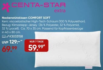 Galeria CENTA-STAR extra Nackenstützkissen COMFORT SOFT Angebot