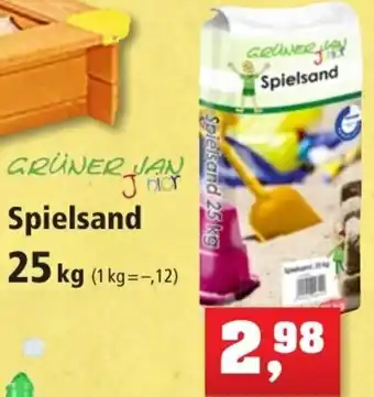 Thomas Philipps GRÜNER JAN Junior Spielsand 25 kg Angebot